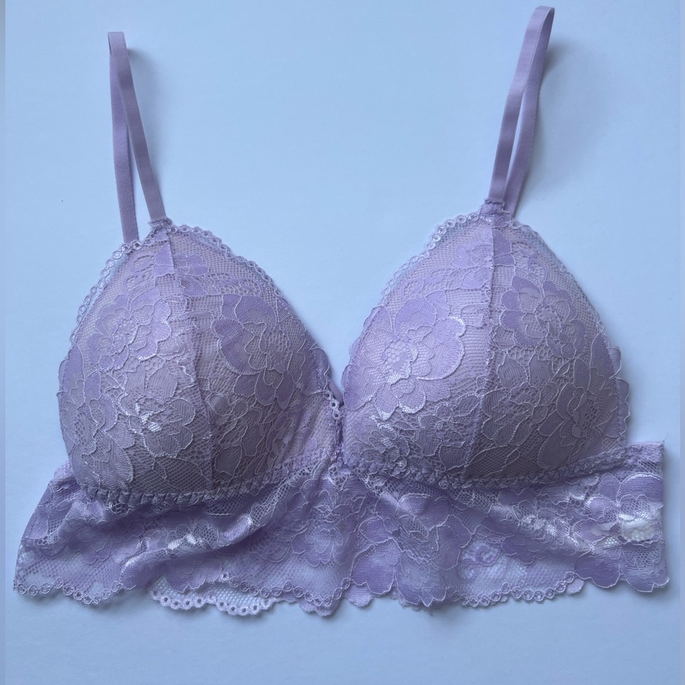 Rose + Vine Lavender Bralette - Size M